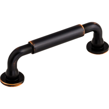 Top Knobs, Serene, Lily, 3 3/4" (96mm) Straight Pull, Tuscan Bronze - alt view