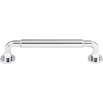 Top Knobs, Serene, Lily, 5 1/16" (128mm) Straight Pull, Polished Chrome