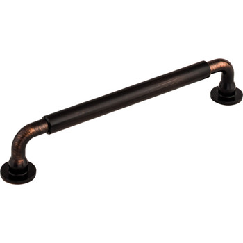 Top Knobs, Serene, Lily, 6 5/16" (160mm) Straight Pull, Tuscan Bronze - alt view