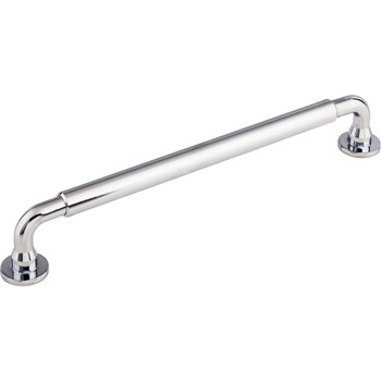 Top Knobs, Serene, Lily, 7 9/16" (192mm) Straight Pull, Polished Chrome - alt view