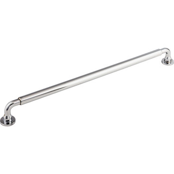 Top Knobs, Serene, Lily, 12" (305mm) Straight Pull, Polished Chrome - alt view