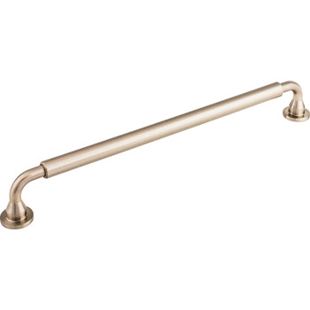 Top Knobs, Serene, Lily, 12" (305mm) Appliance Pull, Brushed Satin Nickel - alt view