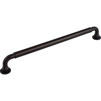 Top Knobs, Serene, Lily, 12" (305mm) Appliance Pull, Oil Rubbed Bronze - alt view