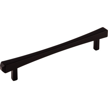 Top Knobs, Serene, Juliet, 6 5/16" (160mm) Bar Pull, Flat Black - alt view