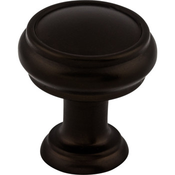 Top Knobs, Serene, Eden, 1" Round Knob, Oil Rubbed Bronze