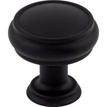 Top Knobs, Serene, Eden, 1 3/16" Round Knob, Black