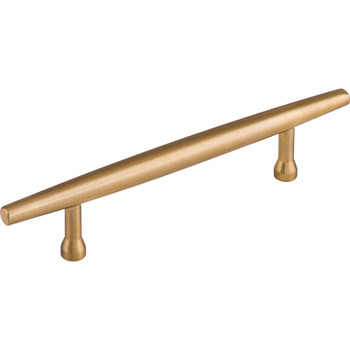 Top Knobs, Lynwood, Allendale, 3 3/4" (96mm) Bar Pull, Honey Bronze - Angle View
