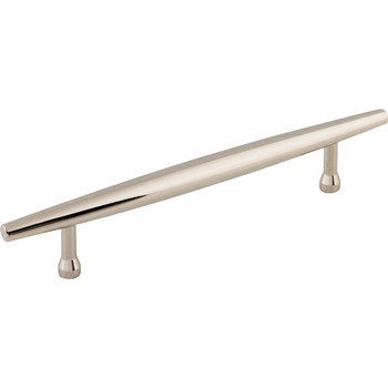 Top Knobs, Lynwood, Allendale, 5 1/16" (128mm) Bar Pull, Polished Nickel - Angle View