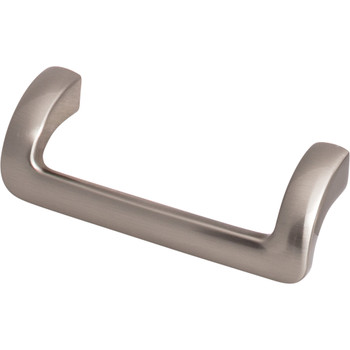 Top Knobs, Lynwood, Kentfield, 3 3/4" (96mm) Straight Pull, Brushed Satin Nickel