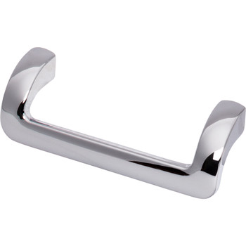 Top Knobs, Lynwood, Kentfield, 3 3/4" (96mm) Straight Pull, Polished Chrome