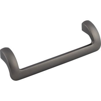 Top Knobs, Lynwood, Kentfield, 5 1/16" (128mm) Straight Pull, Ash Gray - Alt View