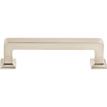 Top Knobs, Transcend, Ascendra, 3 3/4" (96mm) Straight Pull, Brushed Satin Nickel