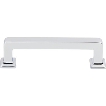 Top Knobs, Transcend, Ascendra, 3 3/4" (96mm) Straight Pull, Polished Chrome