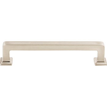 Top Knobs, Transcend, Ascendra, 5 1/16" (128mm) Straight Pull, Brushed Satin Nickel