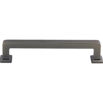 Top Knobs, Transcend, Ascendra, 5 1/16" (128mm) Straight Pull, Ash Gray