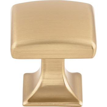 Top Knobs, Transcend, Contour, 1 1/8" Square Knob, Honey Bronze