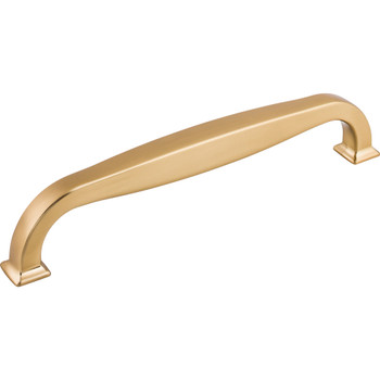 Top Knobs, Transcend, Contour, 8" Appliance Pull, Honey Bronze - Angle View
