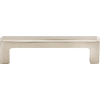 Top Knobs, Transcend, Podium, 3 3/4" (96mm) Straight Pull, Brushed Satin Nickel