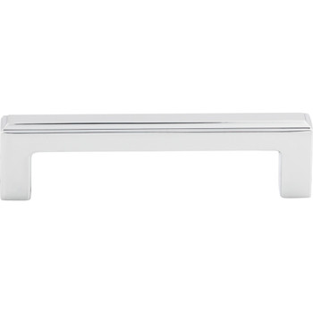 Top Knobs, Transcend, Podium, 3 3/4" (96mm) Straight Pull, Polished Chrome