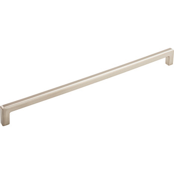 Top Knobs, Transcend, Podium, 12" (305mm) Straight Pull, Brushed Satin Nickel - Angle View