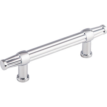 Top Knobs, Passport, Luxor, 3 3/4" (96mm) Bar Pull, Polished Chrome - alt view