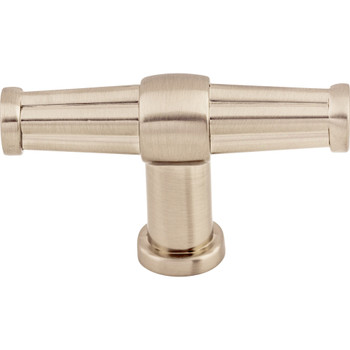 Top Knobs, Passport, Luxor, 2 1/2" Pull Knob, Brushed Satin Nickel