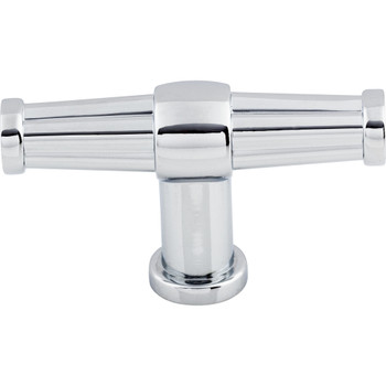 Top Knobs, Passport, Luxor, 2 1/2" Pull Knob, Polished Chrome