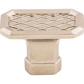 Top Knobs, Passport, Tower Bridge, 1 1/2" Rectangle Knob, Polished Nickel