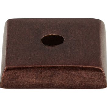 Top Knobs, Aspen, 7/8" Square Backplate, Mahogany Bronze