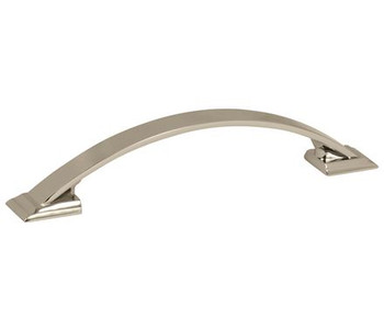 Amerock, Candler, 3 3/4" (96mm) Curved Pull, Polished Nickel