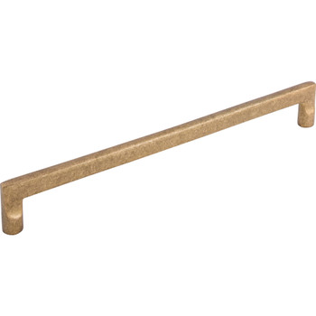 Top Knobs, Aspen, 12" (305mm) Flat Sided Straight Pull, Light Bronze - Angle View