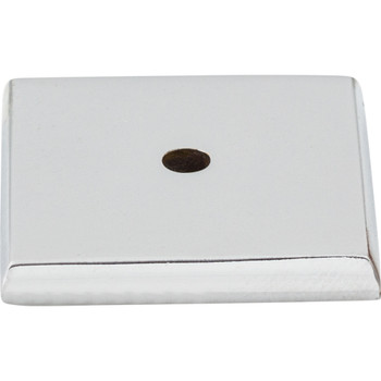 Top Knobs, Aspen II, 1 1/4" Square Backplate, Polished Chrome