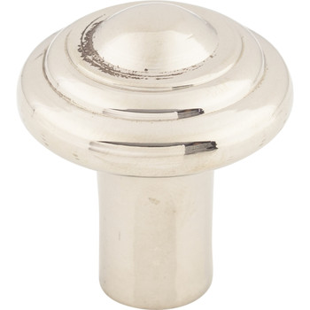 Top Knobs, Aspen II, 1 1/4" Button Knob, Polished Nickel