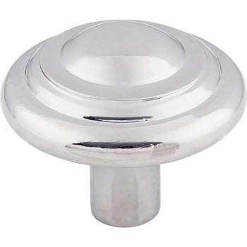 Top Knobs, Aspen II, 1 3/4" Button Knob, Polished Chrome