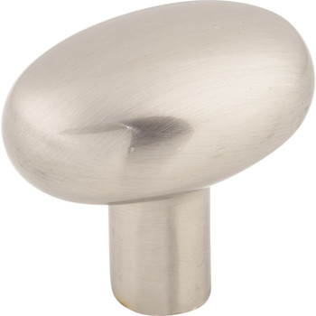 Top Knobs, Aspen II, 1 9/16" Small Potato Knob, Brushed Satin Nickel - Angle View