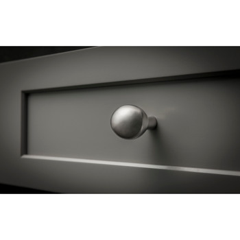 Top Knobs, Aspen II, 1 7/16" Large Egg Knob, Polished Nickel - Installed