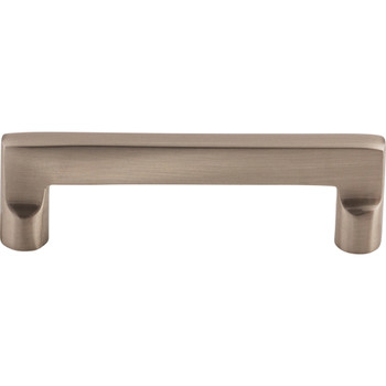 Top Knobs, Aspen II, 4" Flat Sided Straight Pull, Brushed Satin Nickel