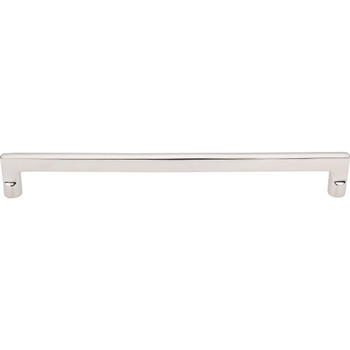 Top Knobs, Aspen II, 18" Flat Sided Straight Pull, Polished Nickel