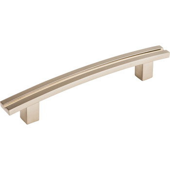 Top Knobs, Sanctuary, Rail, 5" Inset Curved Pull, Brushed Satin Nickel - alt view