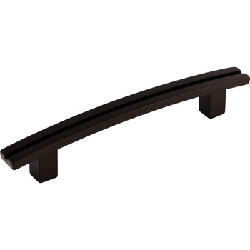 Top Knobs, Sanctuary, Rail, 5" Inset Curved Pull, Oil Rubbed Bronze - alt view