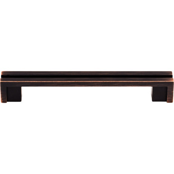 Top Knobs, Sanctuary, Rail, 5" Flat Straight Pull, Tuscan Bronze