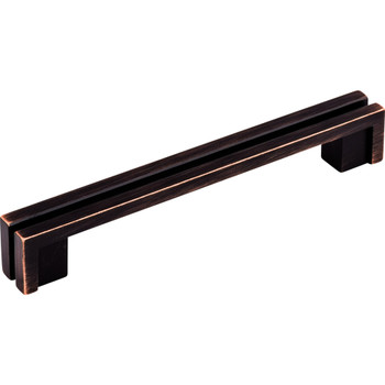 Top Knobs, Sanctuary, Rail, 5" Flat Straight Pull, Tuscan Bronze - alt view