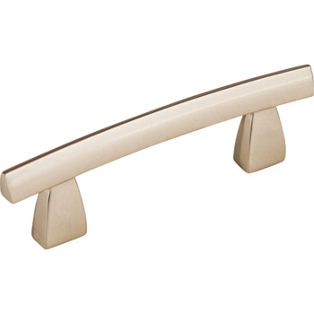 Top Knobs, Sanctuary, Arched, 3" Curved Pull, Polished Nickel - alt view