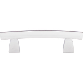 Top Knobs, Sanctuary, Arched, 3" Curved Pull, Polished Chrome