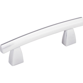 Top Knobs, Sanctuary, Arched, 3" Curved Pull, Polished Chrome - alt view