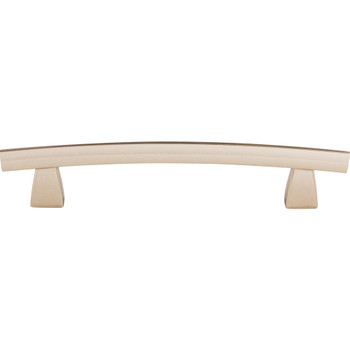 Top Knobs, Sanctuary, Arched, 5" Curved Pull, Polished Nickel