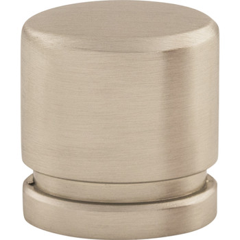 Top Knobs, Sanctuary, Oval, 1" Oval Knob, Brushed Satin Nickel