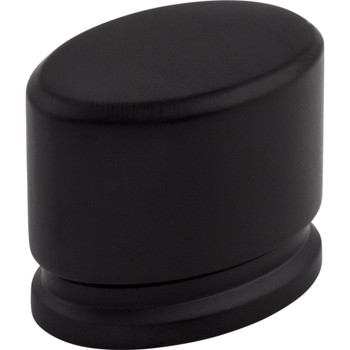 Top Knobs, Sanctuary, Oval, 1 3/8" Oval Knob, Flat Black - alt view