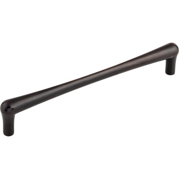 Top Knobs, Barrington, Brookline, 7 9/16" (192mm) Straight Pull, Tuscan Bronze - Angle View