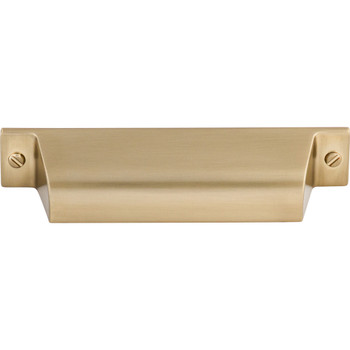 Top Knobs, Barrington, Channing, 3 3/4" (96mm) Cup Pull, Honey Bronze